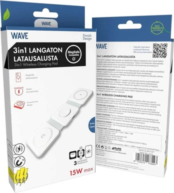 Wave Qi 3in1 langaton latausalusta