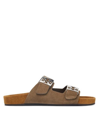 Tory Burch Šlepetės Mellow Slide 171151 Ruda