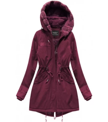 WARM TRANSITION PARKA BURGUNDY (W806) striukė