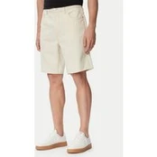 Guess Džinsiniai šortai M6GDVB D1097 Kreminė Relaxed Fit