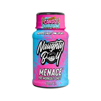 Naughty Boy Menace Pre Workout Shot 60 ml. - Strawberry - mango skonis