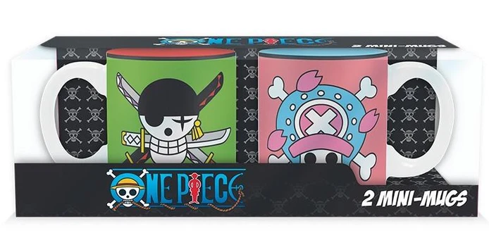 One Piece Zoro & Chopper 110ml Tassen-Set - Manga Mafia 2pc