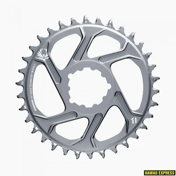 Priekinė žvaigždė SRAM X-SYNC 2 SL 34T Direct Mount 6mm Offset Eagle Lunar Grey