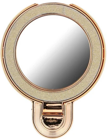 Gold Phone stand CIRCLE MIRROR - stick-on - auksinis