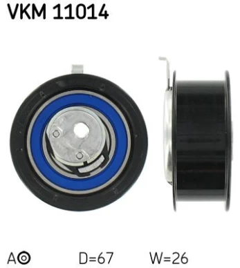Įtempiklio skriemulys, paskirstymo diržas SKF VKM 11014