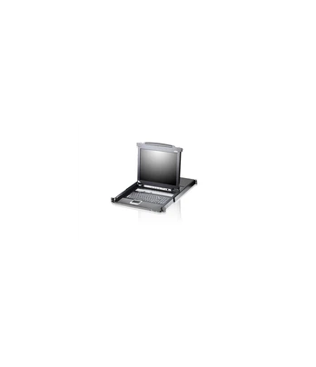 Aten | 8-Port PS/2-USB VGA 19" LCD KVM Switch with Daisy-Chain Port and USB Peripheral Support | CL5708N