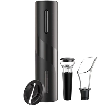 Electric corkscrew wine opener set