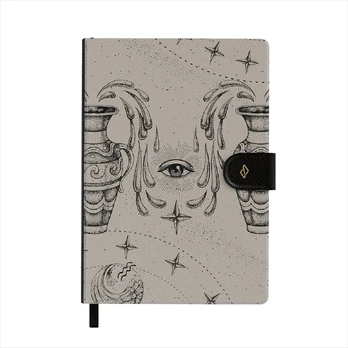 Aquarius - Notebook, A5 (14.8 x 21cm) / Lined / Nude
