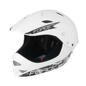 Šalmas FORCE Downhill Junior 54-58cm S-M (baltas) kaina