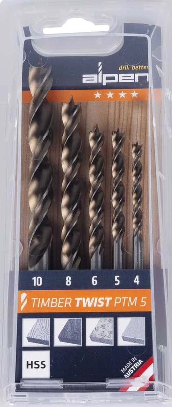 Grąžtas Maykestag Alpen Cassette TIMBER TWIST PTM