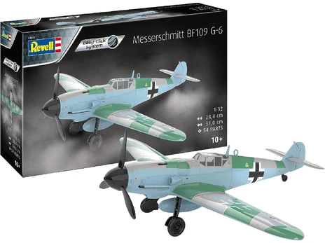 Konstruktorius Revell Easy-Click System Messerschmitt Bf109G-6 03653, plastikas