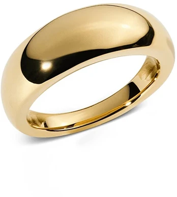 Daniel Wellington Timeless auksinis-plated steel ring Flow DW00402060