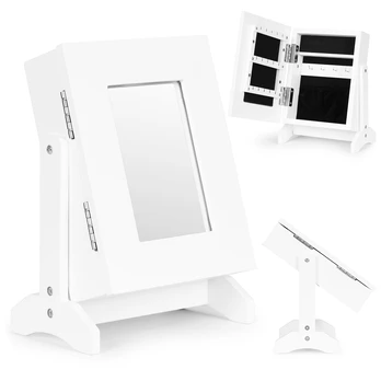 Papuošalų dėžutė ModernHome JC0120, 19.5 cm, balta
