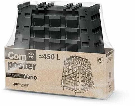 PROSPERPLAST komposto dėžė 450L JUODA..