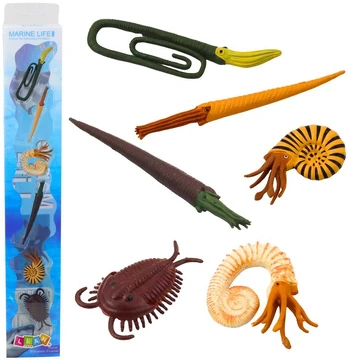 Mini figūrėlių rinkinys Priešistoriniai jūrų padarai, 6-9 cm, 6 vnt.