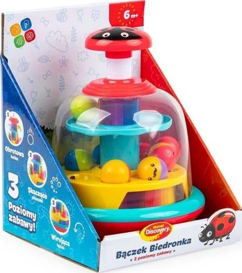 DUMEL DD 30807 Ladybug Spinning Top 3 Žaidimo lygiai