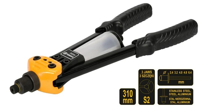 Toya VOREL FRONT LEVER RIVETER 2,4 - 6,4mm 70202