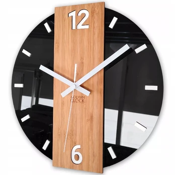 ModernClock sieninis laikrodis BAMBO PRIMO 3D