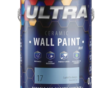 Interjero dažai ULTRA CERAMIC, 0,7 l, Lapkričio dangus sp. (17)