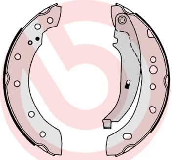 Stabdžių trinkelių komplektas BREMBO S 61 527