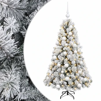 Dirbtinė kalėdinė eglutė su rutuliuku 150 cm 150 LED