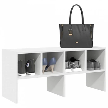 Stackable Shoe Racks, 89.5x30x40 cm : Skaičius pakuotėje - 1, Spalva - Balta