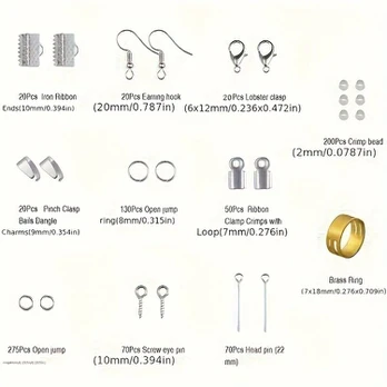 Papuošalų rinkinys, White K single box + ring + tweezers