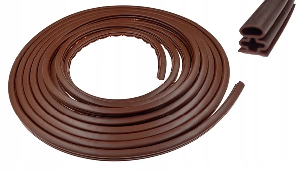 Savaime prilimpantis sandariklis kiniškoms durims, storis 12 mm, rudas