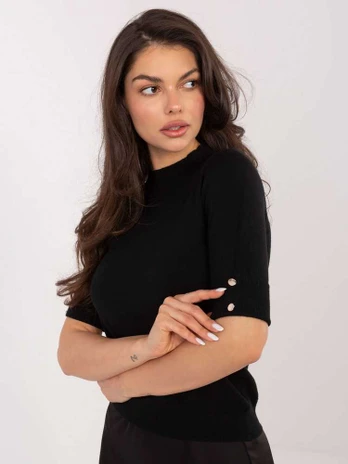 Passione Moda Sweter-PM-SW-R2316.29-juoda
