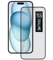OBAL:ME 5D Glass Screen Protector for Apple iPhone 15 Plus Juodas