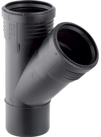 Geberit Silent PP grenrør 45 grader Ø 50-40 mm