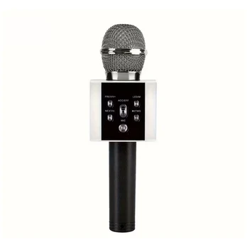 Smagus karaoke bluetooth mikrofonas - sidabrinis