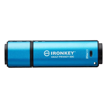 Kingston IronKey Vault Privacy 50C 256GB USB-C 256bit AES Encrypted