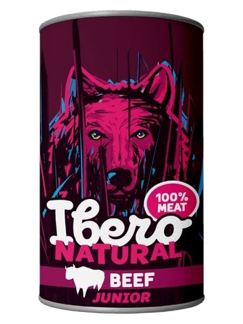 Ibero Natural Junior konservai su jautiena 400 g