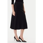 TWINSET Midi sijonas 252TP3641 Juoda Regular Fit