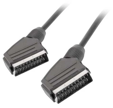 LANBERG CA-EUEU-10CC-0018-BK laidas Scart-Scart 1,8 m