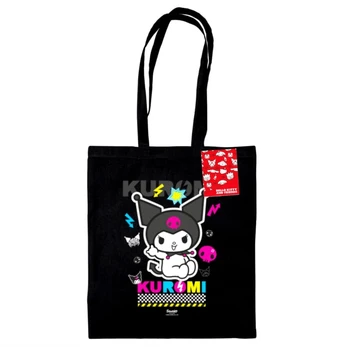 Kuromi (Anime Cartoon) Black Tote Bag