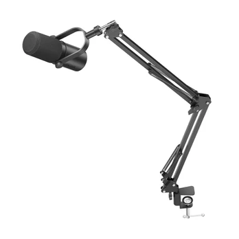 BOYA CastMic P60B studio microphone with arm, wired USB XLR - juodas