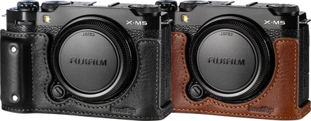 SmallRig 4880 Camera Leather Half Case Kit for FUJIFILM X-M5 Brown