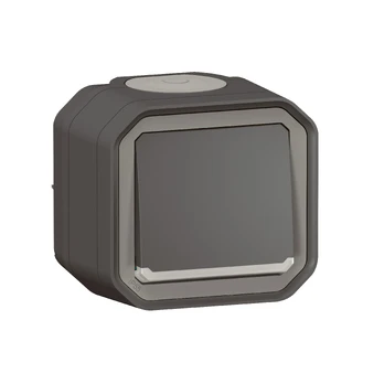 PLEXO PUSH BUTTON NO CONTACT LOCATOR - ANTHRACITE - SURFACE