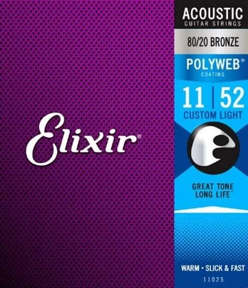 Elixir Stygos ak. gitarai Eliksyras 11025 0.011-0.052 Bronze Polyweb