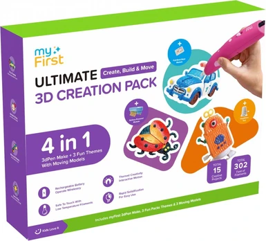 myFirst 3dPen Make Creator Kit - Red