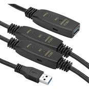 Kabelis ilgiklis USB 3.0 AF – AM, 20m kaina