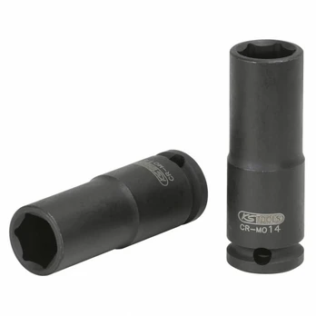 Šešiakampė smūginė galvutė, ilga 3/8" 17mm, KS Tools