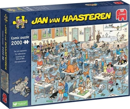 Jan Van Haasteren - The cat pageantry (2000 pieces)