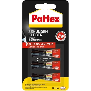 Greitai stingstatntys klijai mini PATTEX, 3 g