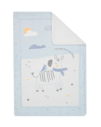 KikkaBoo pledas Stripy Friends, 80x110 cm