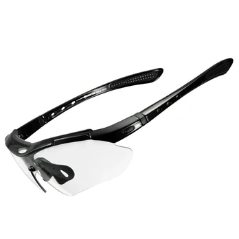 Rockbros 10143 photochromic UV400 cycling glasses - juodas