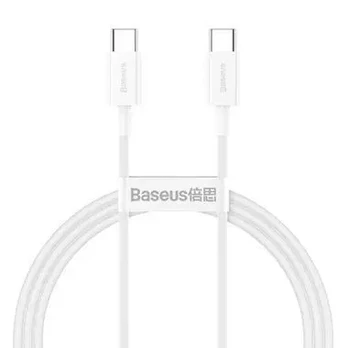 Baseus Superior Series Cable USB-C to USB-C, 100W, 2m (white)