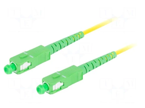 Fiber patch cord | SC/APC,both sides | 5m | Optical fiber: 9/125um